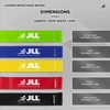 JLL Resistance Bands Set | Set of 5 Strength Levels