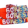 10 x 60FEST 60th Birthday Festival Birthday Party Wristbands Favours,