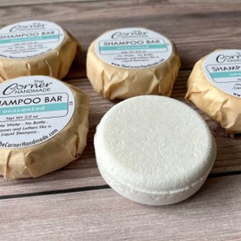 Shampoo Bar, Solid Shampoo for All Hair Types, Eco Friendly & Sustainable, Unscented