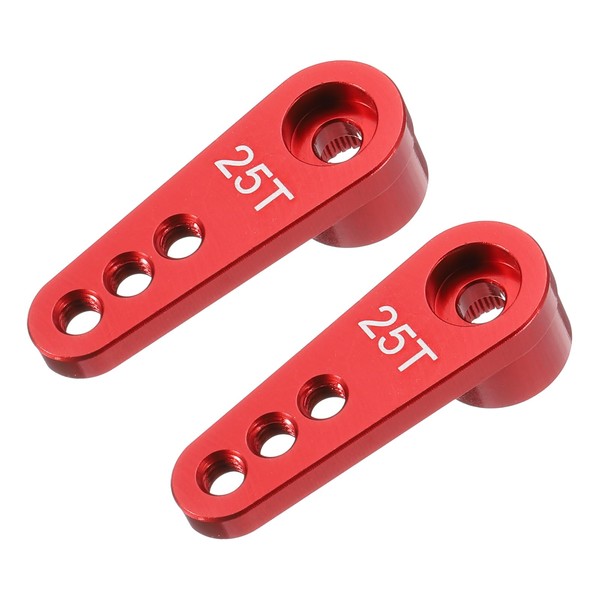 MECCANIXITY Aluminum Alloy 25T Steering Servo Single Arm Horn Red