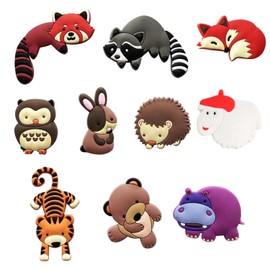 CVFRTT 10 Pieces Of Animal-Shaped Refrigerator Magnets, Cute Cartoon Refrigerator Magnets, Creative Refrigerator Magnets, Decorative Refrigerator Magnets, Children'S Refrigerator Magnets