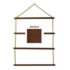 Horse Fare Products Wood Blanket Rack- 24" Made in The USA (Old World Walnut)