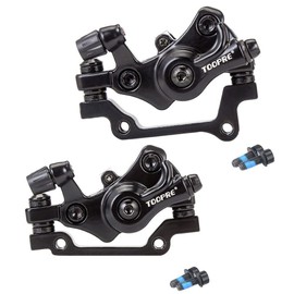 Bicycle Disc Mechanical Brake Calipers Front Rear disc brake Universal Black Aluminum Alloy Outdoor Bike Mechanical Disc Brake Front Rear Rotor Brake Caliper F160 R140 F180 R160