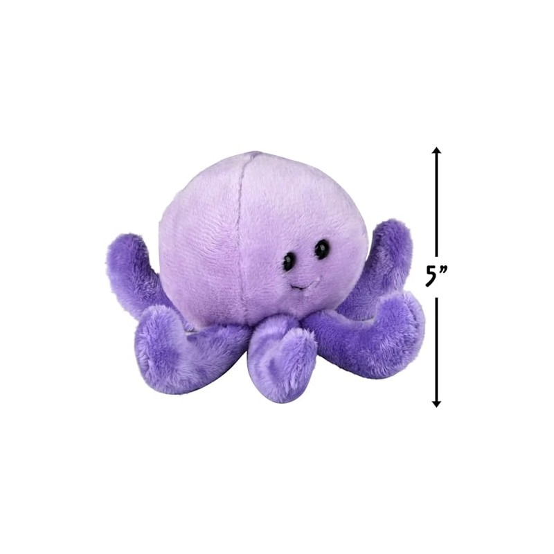 Rhode Island Novelty Weez Octopus 5 Inch Beanie Stuffed Animal