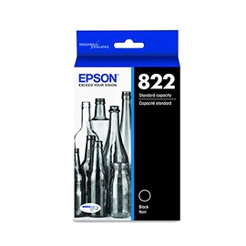 EPSON T822 DURABrite Ultra Ink Standard Capacity Black Cartridge (T822120-S) for Select Epson Workforce Pro Printers