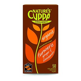 Nature's Cuppa Organic Turmeric Tea Bags, 50 Count