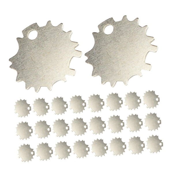 Mikinona 50pcs Multi Tooth Beauty Shears Adjuster Precision Hairdressing Scissors