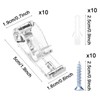 GAOHAN 10 Sets Roman Blind P Clip, Plastic Roman Roller