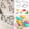 Dinosaur Cookie Cutter Set, 4-Piece-Trex, Spinosaurus, Brachiosaurus, Triceratops, Dinosaur Cookie