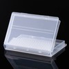 20 Slot Empty Storage Box for Nail Drills Transparent Acrylic