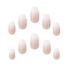 Elegant Touch Acrylic French Coffin false nails No.02,24 Nails