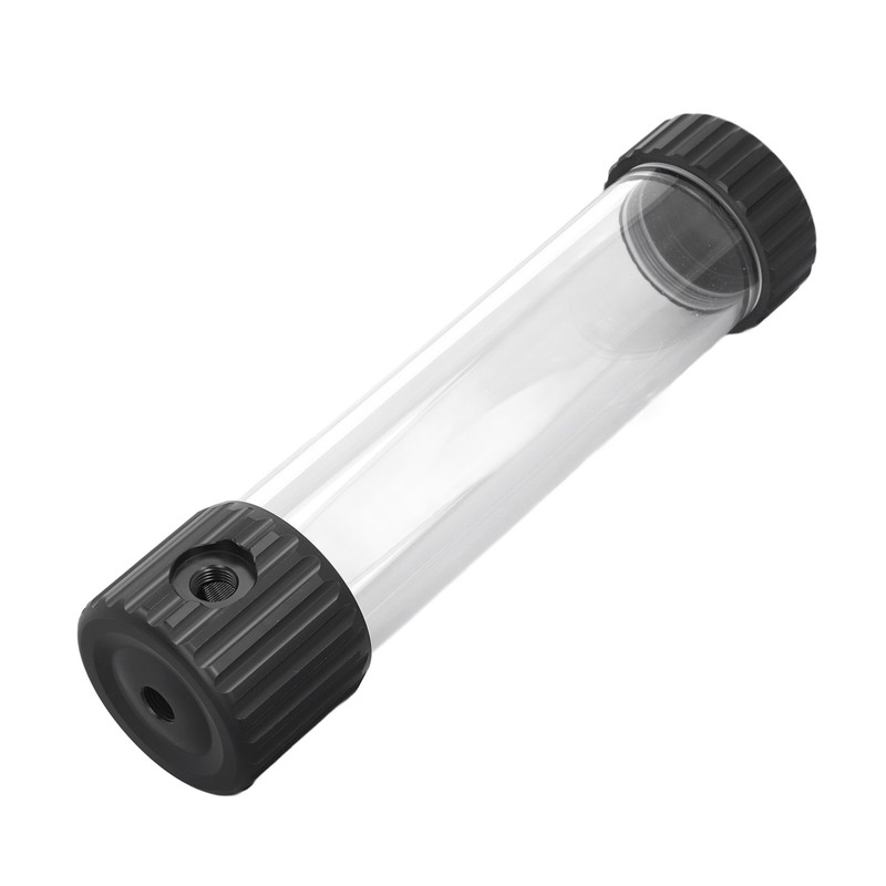 Cylindrical Water Cooling Reservoir Built in Filter Transparent 515ml Water