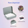 Aaymoous 2Pack floss holder Travel Floss,Picks Case,Refillable Portable floss pick