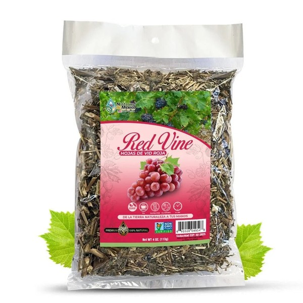 Tierra Naturaleza Hojas de Vid Roja 4 oz. 113gr. Red Vine Leaves Herb Tea Para Varices Circulacion