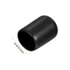 sourcing map 25pcs Rubber End Caps 5/8"(15.5mm) ID Vinyl Round