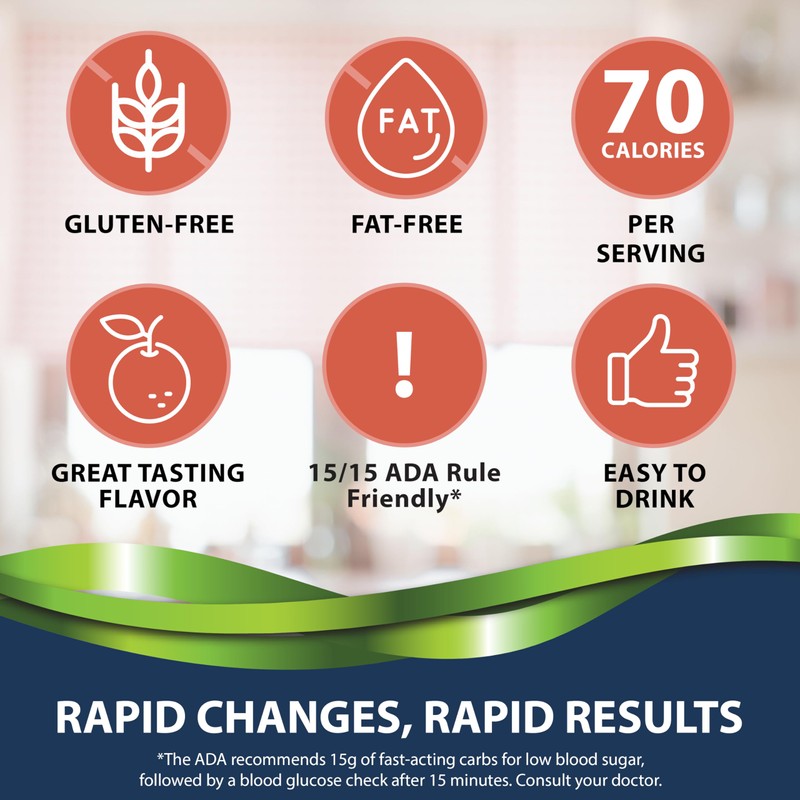 TRUEplus Glucose Shots 6 Bottles - Orange