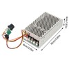 DC 10‑50V/Rated 40A/Peak 100A/Peak 5000W DC Motor Speed Controller Adjustable