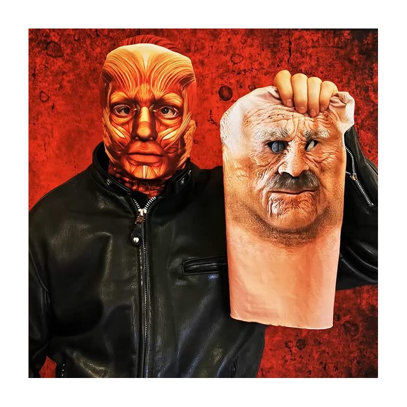 Santa Face 3D Effect Face Skin Grim Reaper Made In