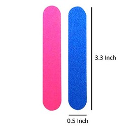 KISEER Small Nail Files Bulk, 100 Pcs Disposable Double Sided Emery Boards Travel Size for Men, Women, Kids (3.3 Inch)