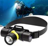 NAKCNM 3000LM IPX8 Waterproof Diving Flashlight Magnetic Rotary Switch