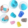 Rubber Finger Tips Guard, 30 Pieces in 10 Colors