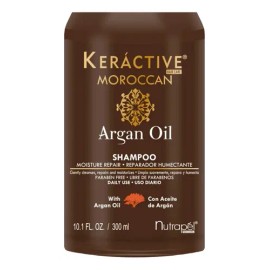 Nutrapel Keractive Shampoo Aceite de Argán  Moroccan Argan Oil Shampoo 300ml                                                                          