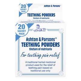Ashton & Parsons Teething Powders, used to soothe teething pain and symptoms, for Babies From 3 Months+, natural traditional remedy, UK’s No1 teething brand in pharmacy*, Pack of 20.