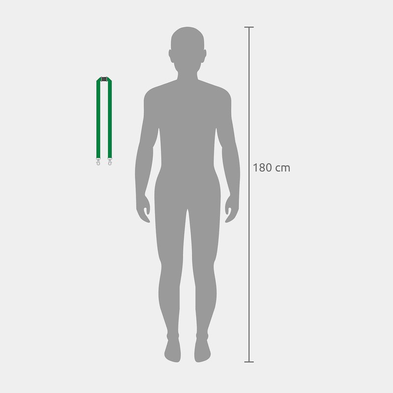 linie zwo ®, Pack of 10 lanyards 20 mm, 2x