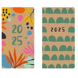 2025 Slim Week to View Diary Eco Recyclable Fashion Diary (Pattern 2)