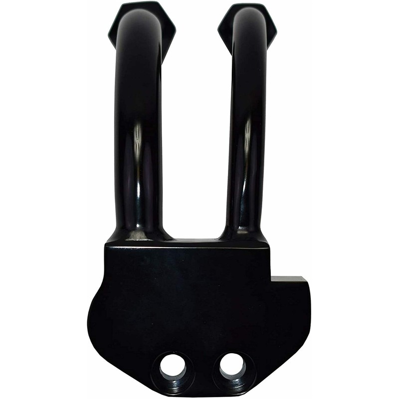 SixBuys Performance Black A/C Compressor Curved Manifold Compatible with Sanden