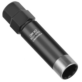 Thinkpro 10 Spline Lug Nut Socket,Compatible with Bimecc 10-Spline Lug Nut Key,10 Point Lug Nuts Remover, 17MM,19MM Hex Drive Wheel Lock Removal Tool Replacement for TA20 17/19