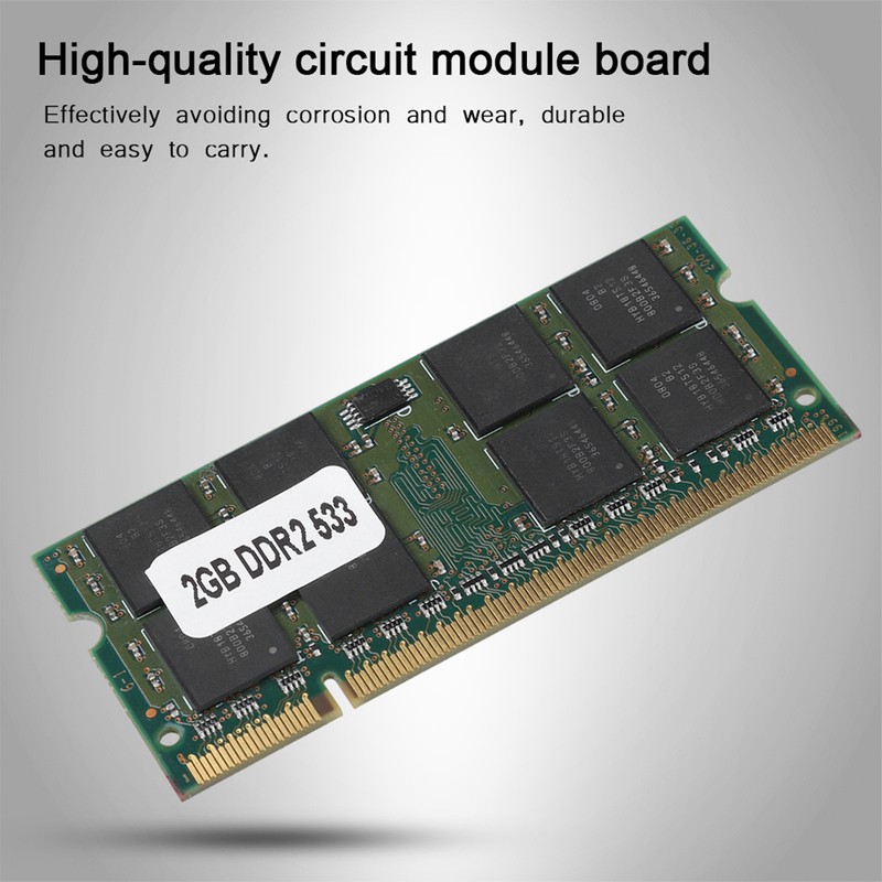 2GB DDR2 533MHz 200Pin For Laptop Motherboard Dedicated Memory RAM