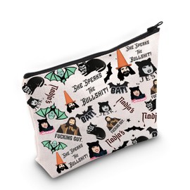 TSOTMO Nadja Gift Horror Movie Inspired Makeup Bag Laszlo Bat Gift Vampire Gift For Fans (Bullshit)