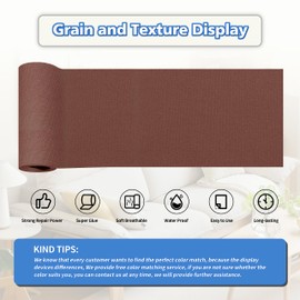 KING MOUNTAIN Canvas Repair Tape,Outdoor Gear Patch, 4×63 Inches,Waterproof,Self-Adhesive for Repairing Boat Covers,Sun Shades,Sofas,Tents,Lounge Chairs,Awnings (Brown)