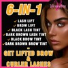 6-IN-1 Lash Lift and Brow Lamination Kit, Black & Dark