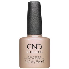 CND Shellac Gel Polish Quiet Luxury Collection - Long Lasting Beige Gel Nail Polish with Curve Hugging Brush - Silk Thread - 25 fl. oz.