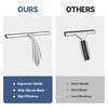 AmazerBath Squeegee for Shower Glass Doors - All-Purpose Squeegee with