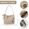 YingStar Holiday Beach Bag for Women Summer Straw Shoulder Bag