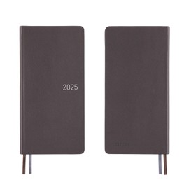 Hobonichi Techo 2025 Weeks [Japanese/Large and Narrow Size/Start April/Planner] Leather: Steel Grey