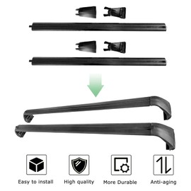 MATMACRO Roof Rack Cross Bars Compatible for 4 Door Jeep Wrangler JK JL Gladiator JT 2007-2024 Heavy Duty Crossbars Cargo Luggage