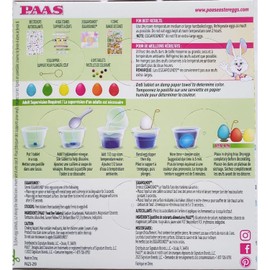 Paas Classic Easter Egg Decorating Kit with Food Safe Dyes