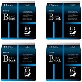[Bulk Purchase] Nepia B-lock Inner Sheets, 60, 20 Sheets, Estimated Absorption Volume: 2.0 fl oz (60 ml), x 4