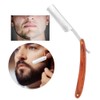 Antique Barber Razor Holder WoodenHandle Straight Edge Beard Shaving Hair