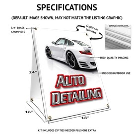 A-Frame Sidewalk Now Hiring Insurance Agents Sign with Graphics On Each Side | 18" X 24" Print Size