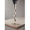 wolfcraft 7120000" Professional 6 Wood Twist Drills, Silver, 3 mm/4
