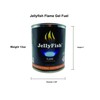 Real JELLYFISH Flame, 12 Cans (13 oz) Fireplace Gel Fuel