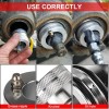 BAOPUU 1pc 44mm Wheel Bearing Greaser Grease Tool for Polaris