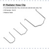 Intercooler Hose Retainer Clips, Anti-Crack Anti-Scratch 3 Pieces Heavy Duty