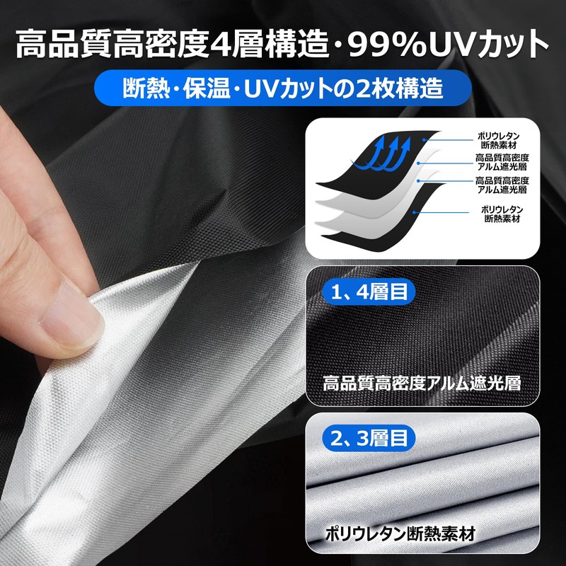 BLUESEATEC Blackout Curtains for Toyota Voxy / Noah 90 Series,