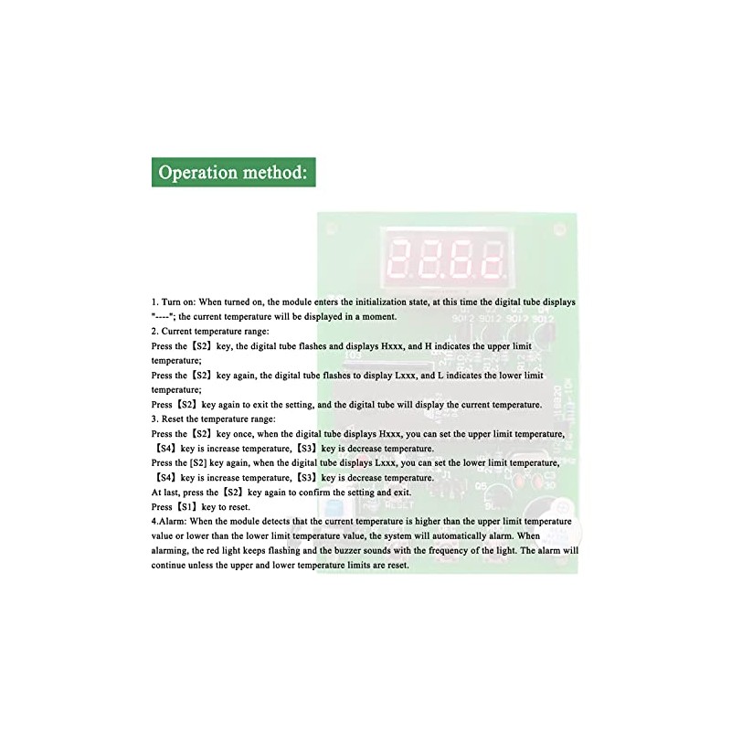Kits de práctica de soldadura DIY DS18B20 Módulo de sensor